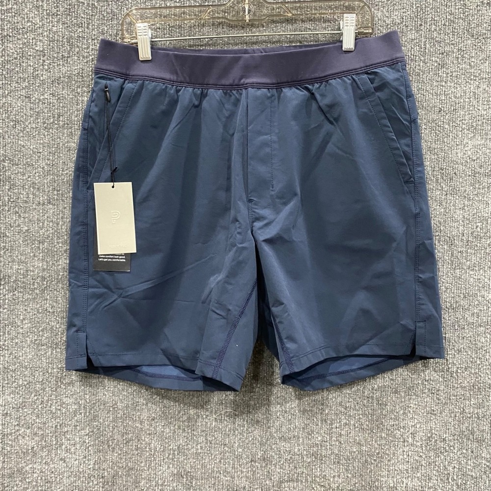 Public Rec Mens Lined Flex Short 7.5 Navy Blue Athletic Running Swim Size 34 NWT